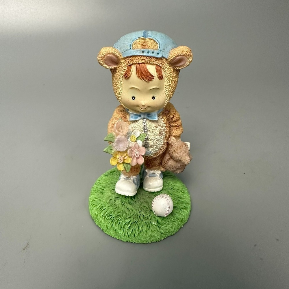 Russ Berrie Paddywhack Lane Benjamin the Bear Figurine Sandy Fuller 1999